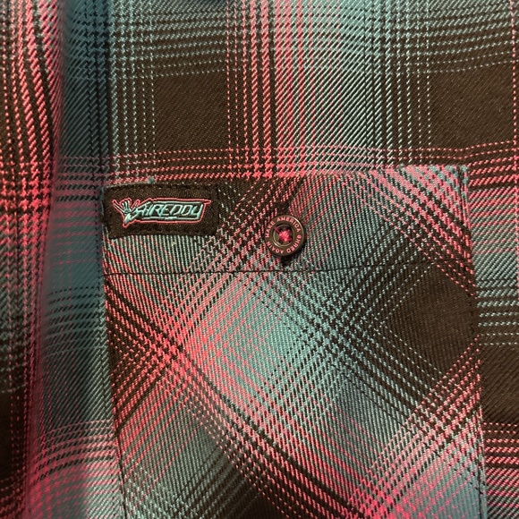 DIXXON youth XL shredded flannel with tag/sticker - Picture 4 of 5